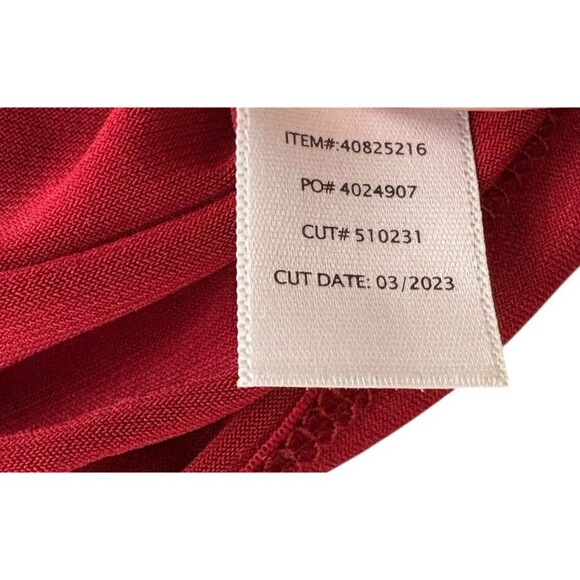 Torrid Studio Knit Off Shoulder Cowl Top Women's Size 1 Rhubarb Size 14/16 New! - Picture 13 of 13